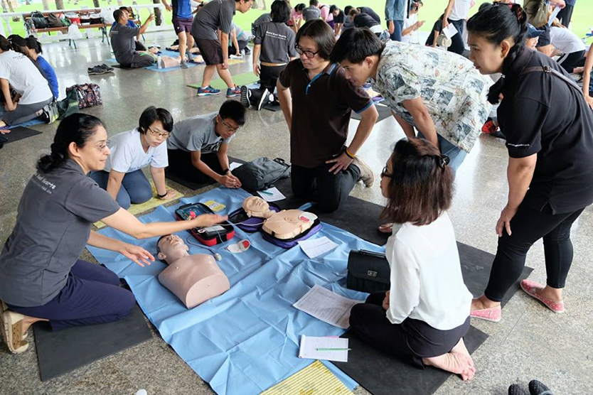 CPR in PARK วันที่ 24 กันยายน  2560